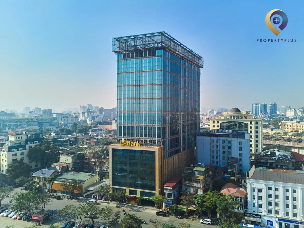 Toàn cảnh tòa nhà LPB Tower nhìn từ trên cao